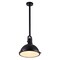 Cwi Lighting Strum 1 Light Down Pendant With Black Finish 9760P12-1-101 - alternate 1